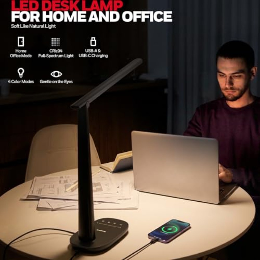 โคมไฟตั้งโต๊ะ LED สำหรับโฮมออฟ - Desk Lamp Led บทวิจารณ์และราคา