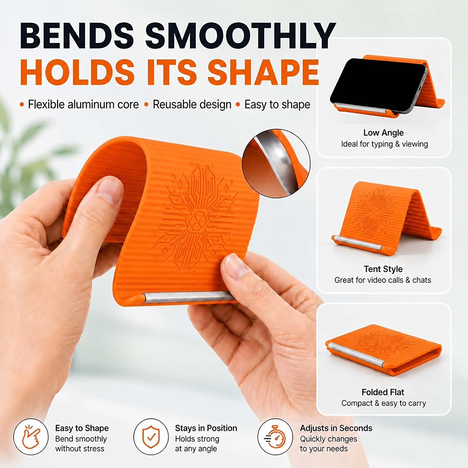 ที่วางโทรศัพท์ซิลิโคนแบบพับได้ - Laptop Stand Foldable บทวิจารณ์และราคา
