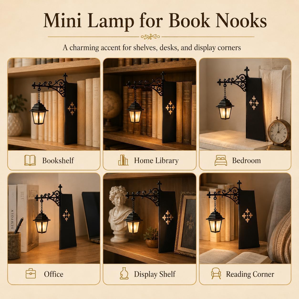 โคมไฟตั้งโต๊ะสไตล์วินเทจขนาดเล - Home Office Library บทวิจารณ์และราคา