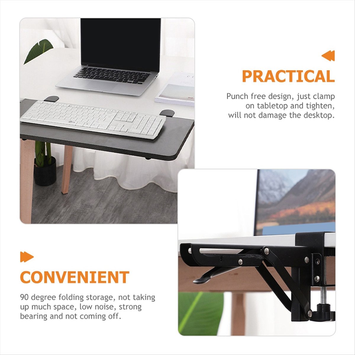 2PCS ขายึดแบบพับได้คอมพิวเตอร์ - Laptop Stand Foldable บทวิจารณ์และราคา