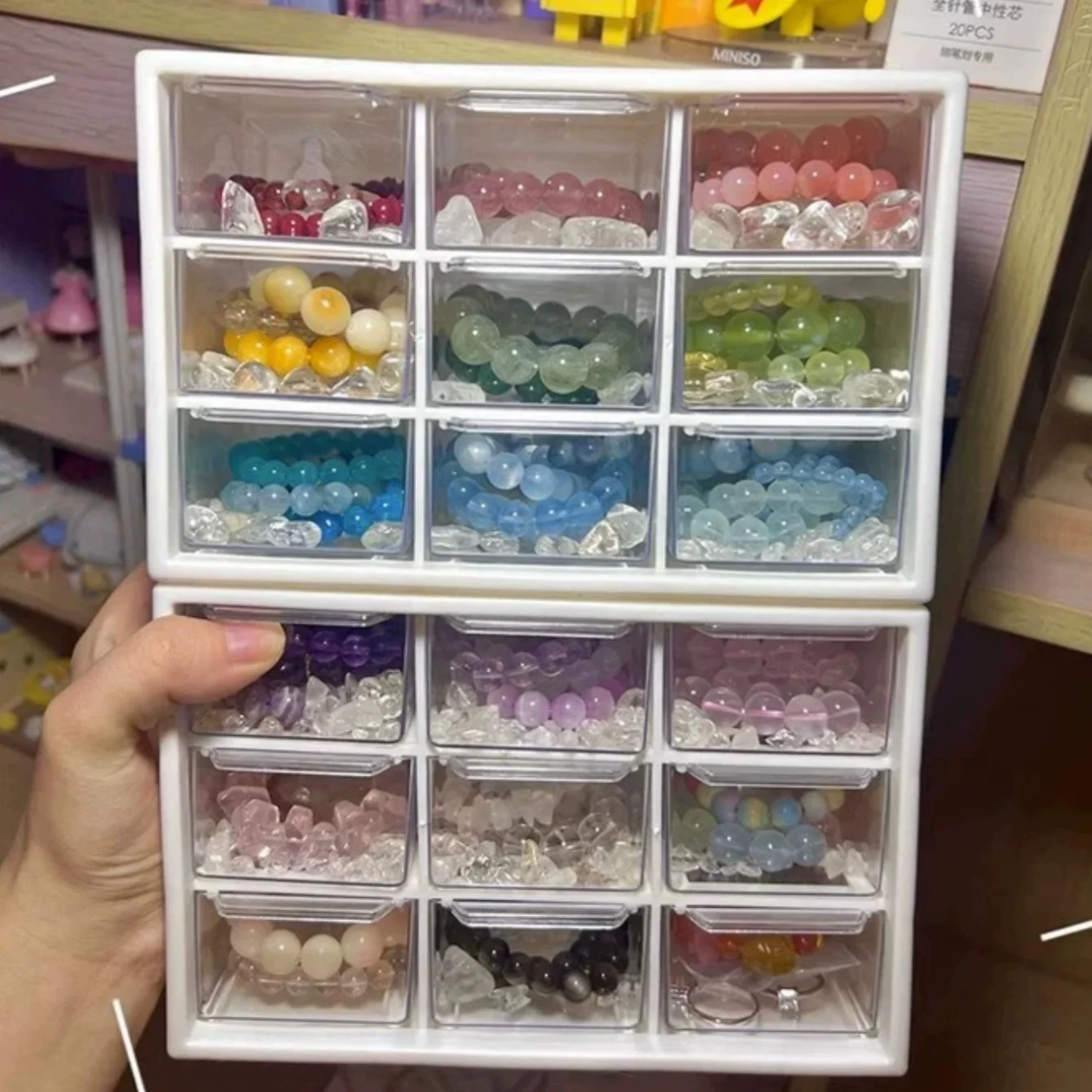 กล่องเก็บวัสดุทำลูกปัด กล่องเก - Office Drawer Organizer บทวิจารณ์และราคา