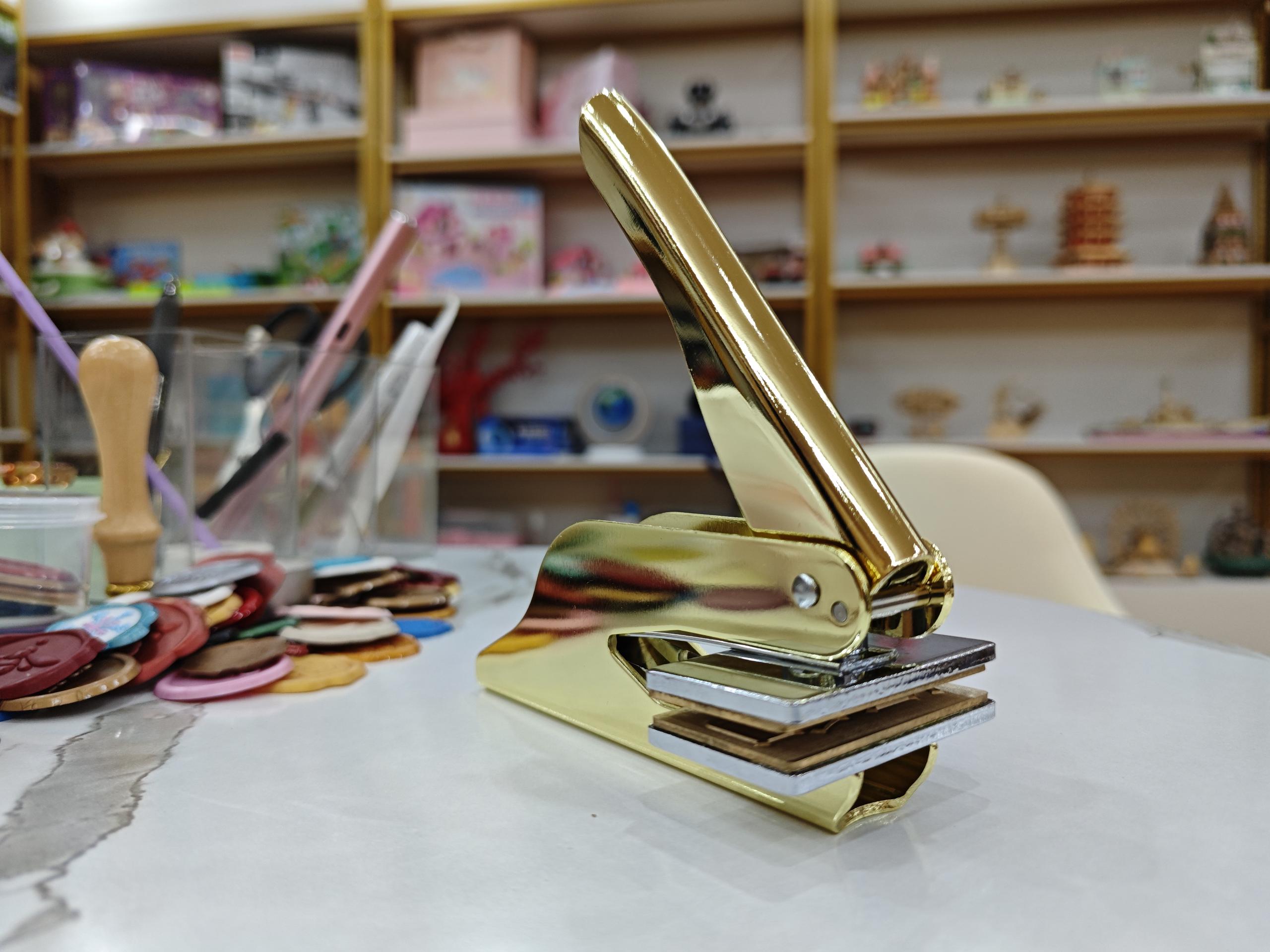ที่กําหนดเอง embosser แสตมป์โล - Home Office Library บทวิจารณ์และราคา