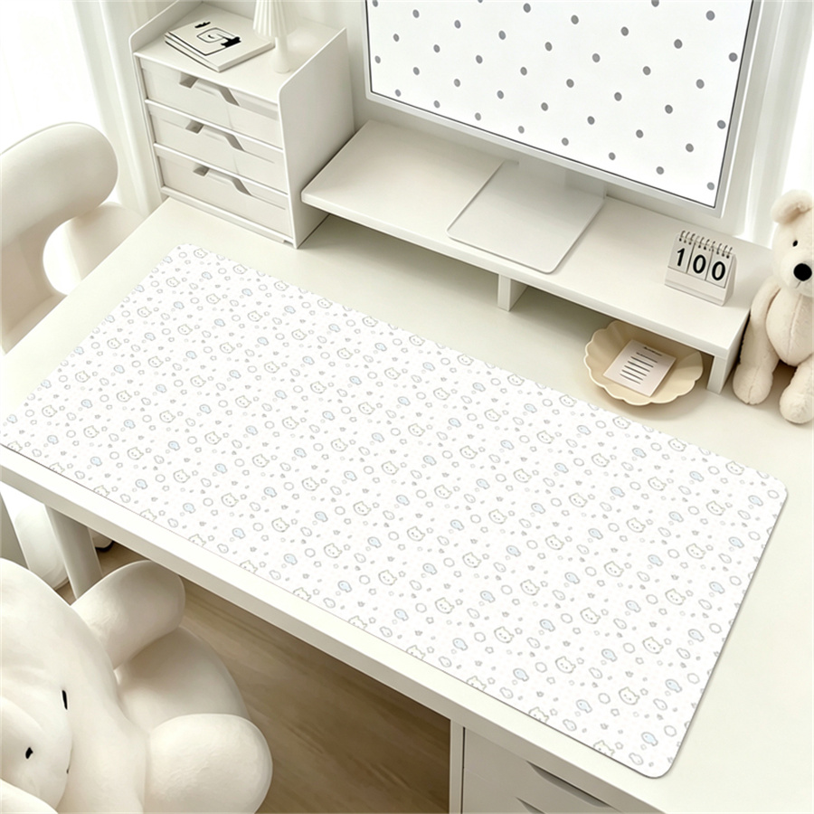 แผ่นรองโต๊ะหนังน่ารัก ตกแต่งโต - Desk Mat Leather บทวิจารณ์และราคา