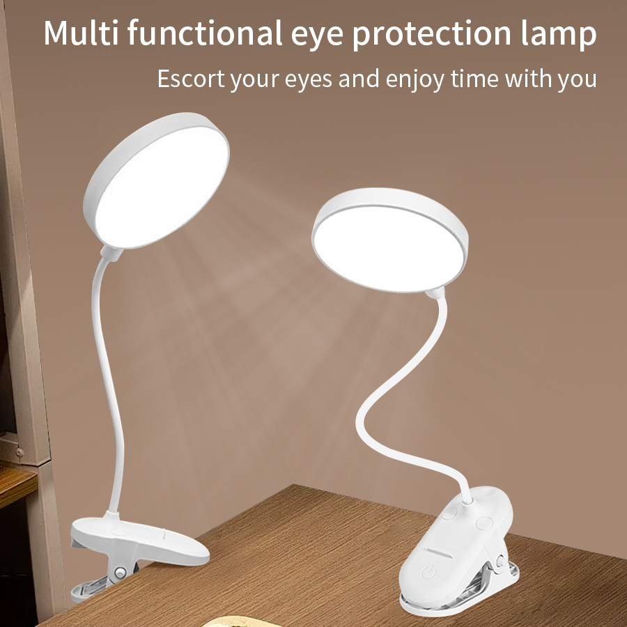 โคมไฟตั้งโต๊ะแบบหนีบ LED 360 ° - Desk Lamp Led บทวิจารณ์และราคา