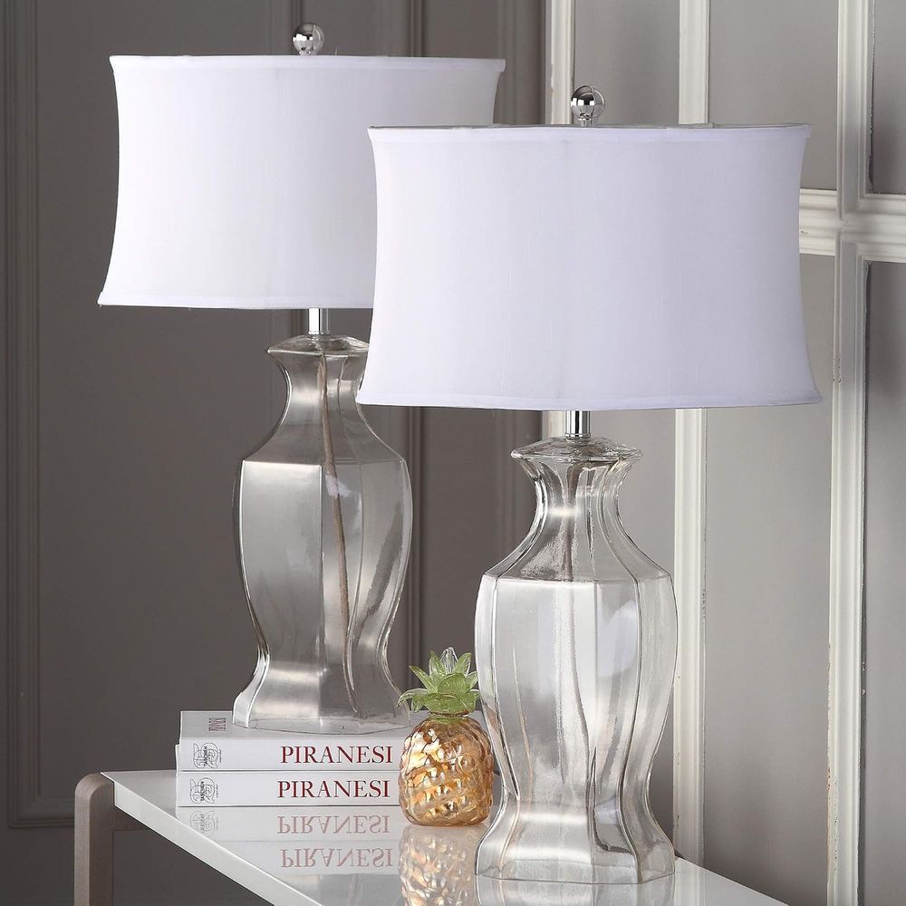 ชุดโคมไฟตั้งโต๊ะกระจกใสขนาด 28 - Desk Lamp Led บทวิจารณ์และราคา