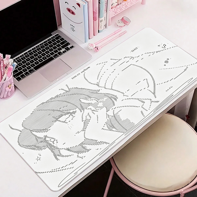 แผ่นรองเมาส์หนังลายการ์ตูนอนิเ - Desk Mat Leather บทวิจารณ์และราคา